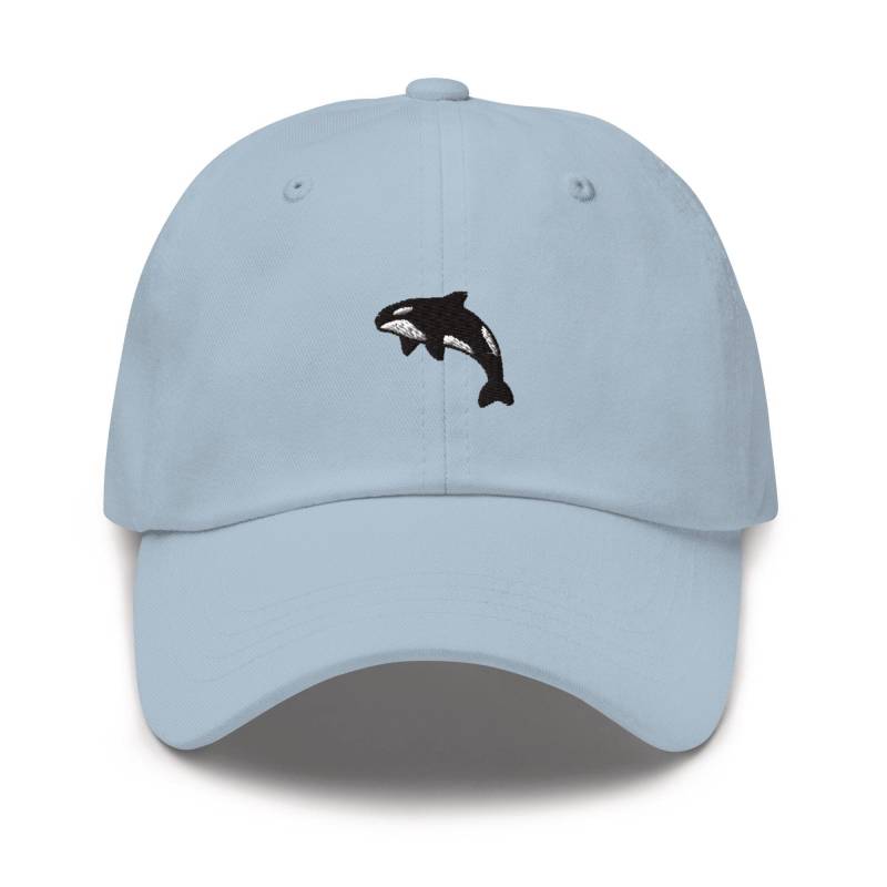 Orca Wal Walfisch Gestickte Dad Cap Chino Cotton Twill Verstellbare Unisex Mütze von TofuTigerStudio