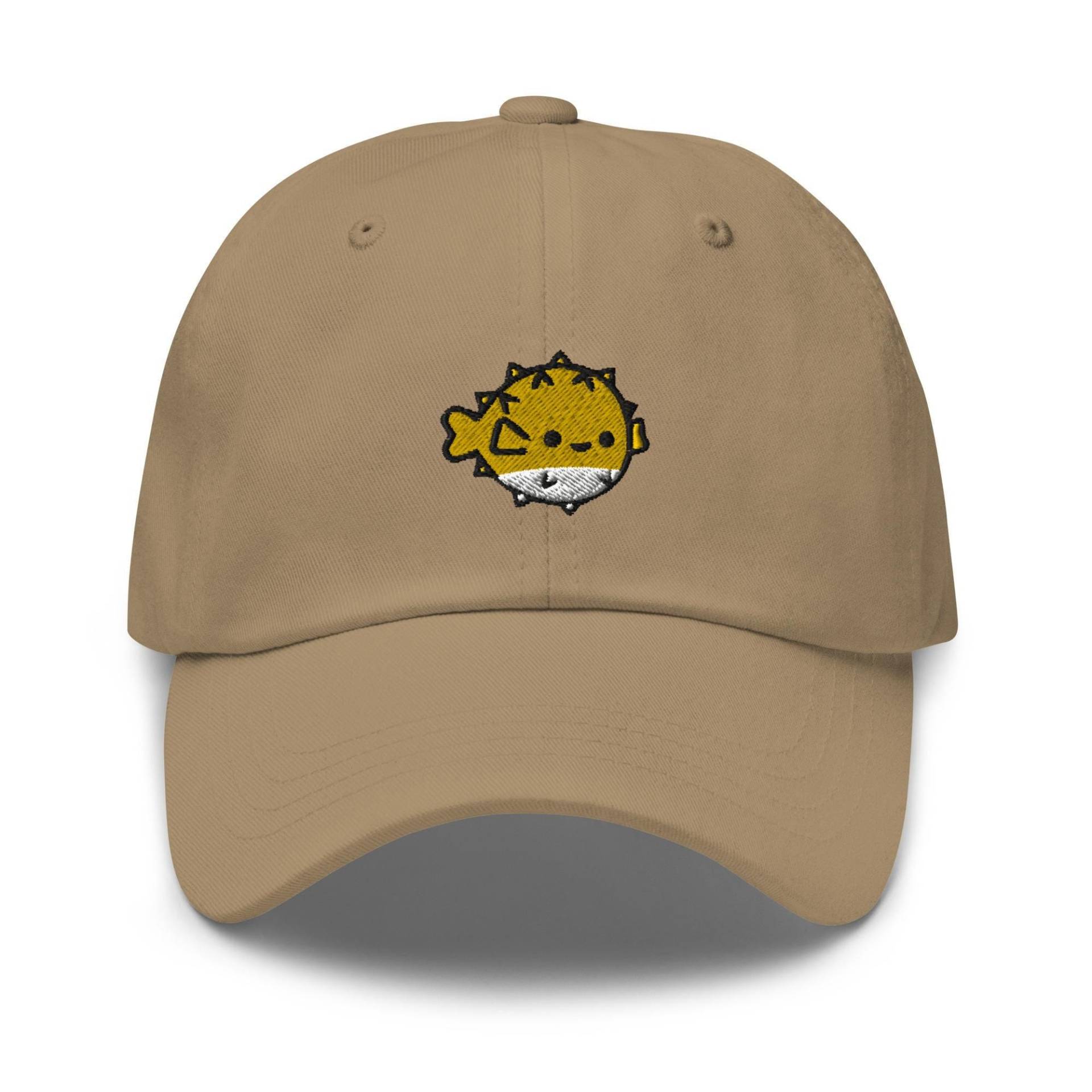 Kugelfisch Gestickte Dad Cap Unisex Chino Cotton Twill Cap von TofuTigerStudio