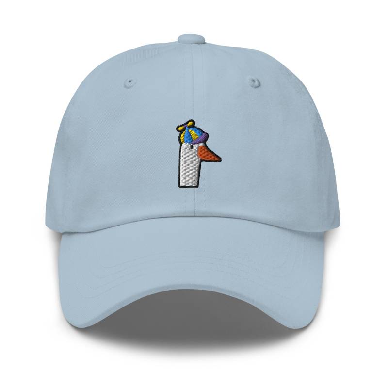 Propeller Hat Goose Bestickte Dad-Cap - Trendige Passform Bequemer Chino-Baumwoll-Twill in Verschiedenen Farben von TofuTigerStudio