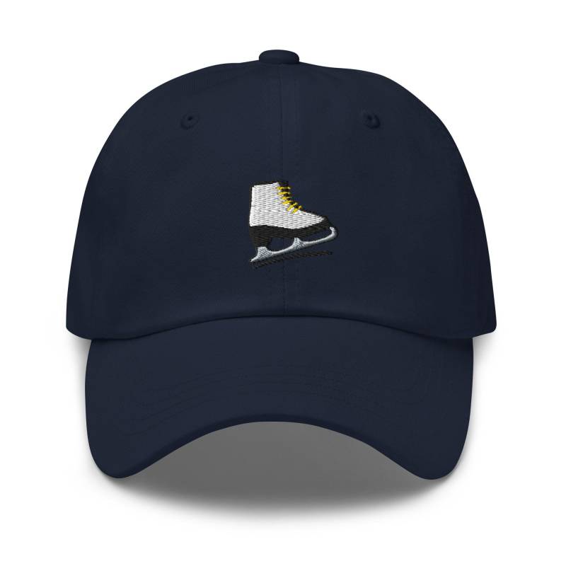 Schlittschuhe Bestickte Dad-Kappe Verstellbare Unisex-Kappe Aus Chino-Baumwolltwill Schlittschuhe Bestickte Dad-Kappe Verstellbare Unisex-Kappe Aus Chino-Baumwolltwill von TofuTigerStudio