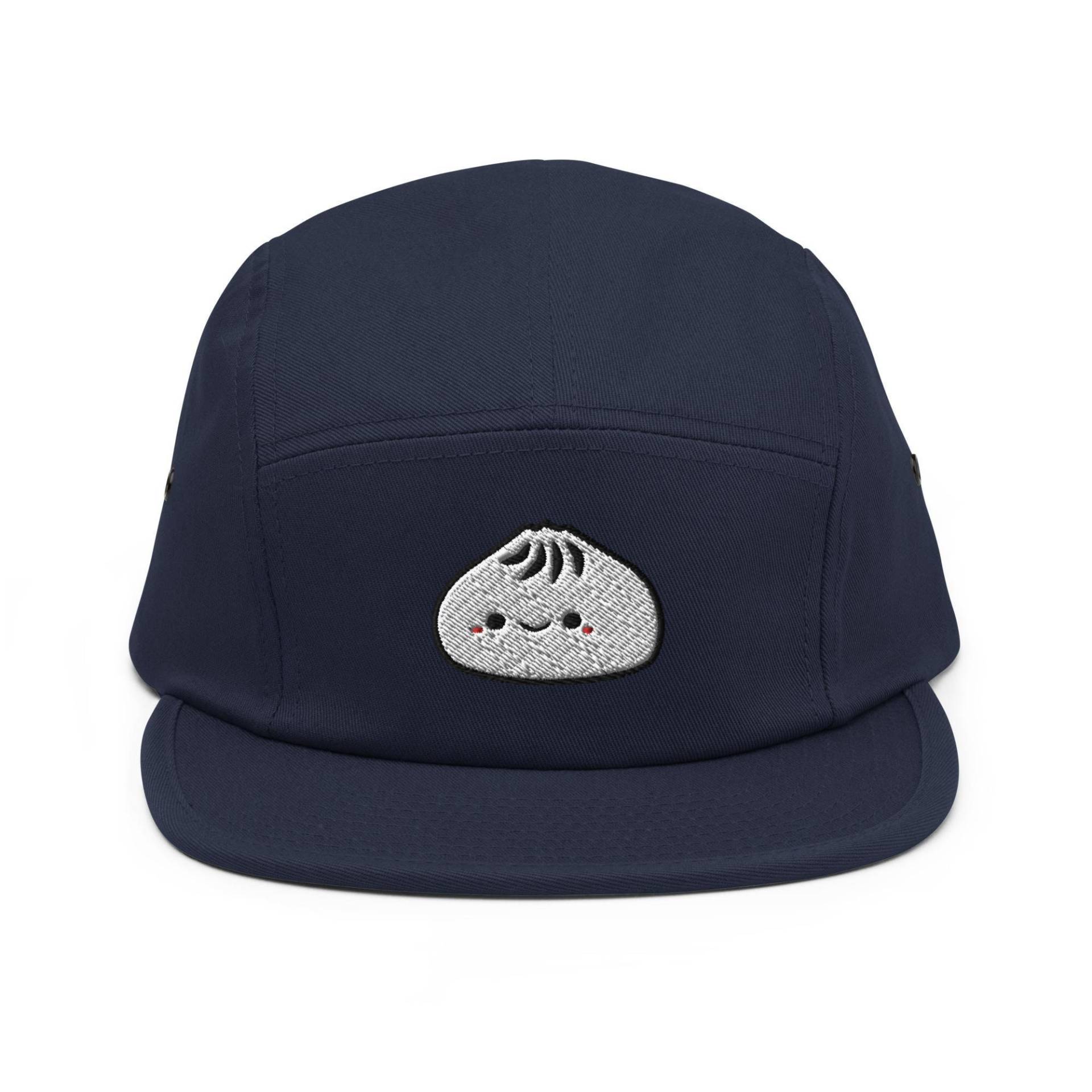 Süße Xiao Long Bao Knödel Bestickte 5-Panel Baumwoll Camper Cap Verstellbare Passform von TofuTigerStudio
