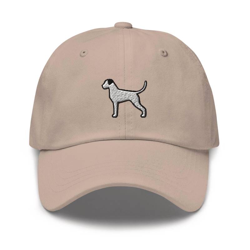 Weiß Boxer Bestickt Dad Cap Chino Cotton Twill Verstellbarer Unisex Hut von TofuTigerStudio