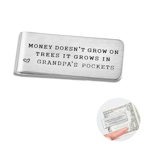 Tofwaol Geldklammer für Papa Opa Vatertag Geburtstagsgeschenk für Vater Papa Großvater Geldhalter für Männer Papa Papa, Farbe 4 Tofwaol Geldklammer für Papa Opa Vatertag Geburtstagsgeschenk für Vater Papa Großvater Geldhalter für Männer Papa Papa, Farbe 4 von Tofwaol