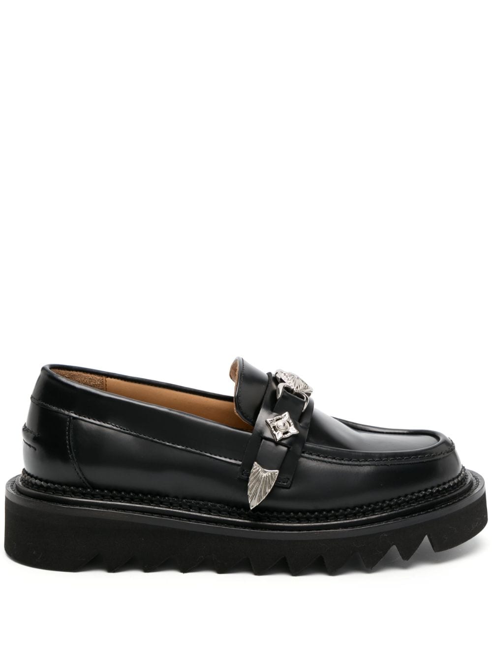 Toga Pulla Loafer mit Nieten - Schwarz von Toga Pulla