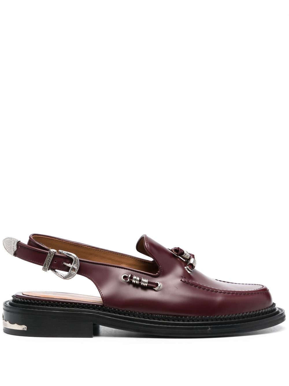 Toga Virilis Slingback-Mules im Loafer-Style - Rot von Toga Virilis