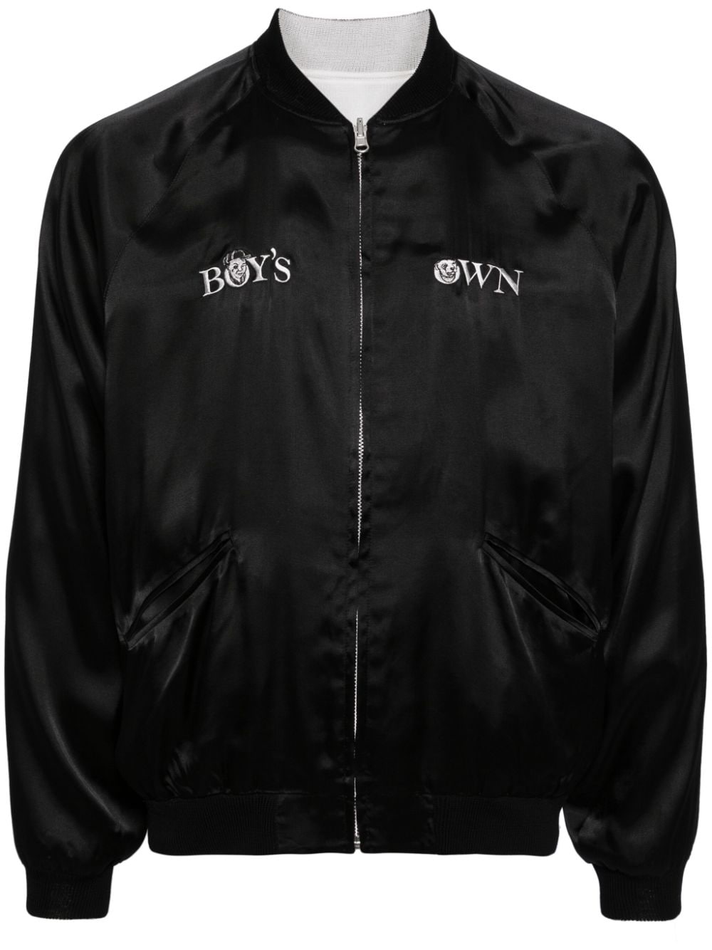 Toga Virilis x Boy's Own Bomberjacke mit Stickerei - Schwarz von Toga Virilis