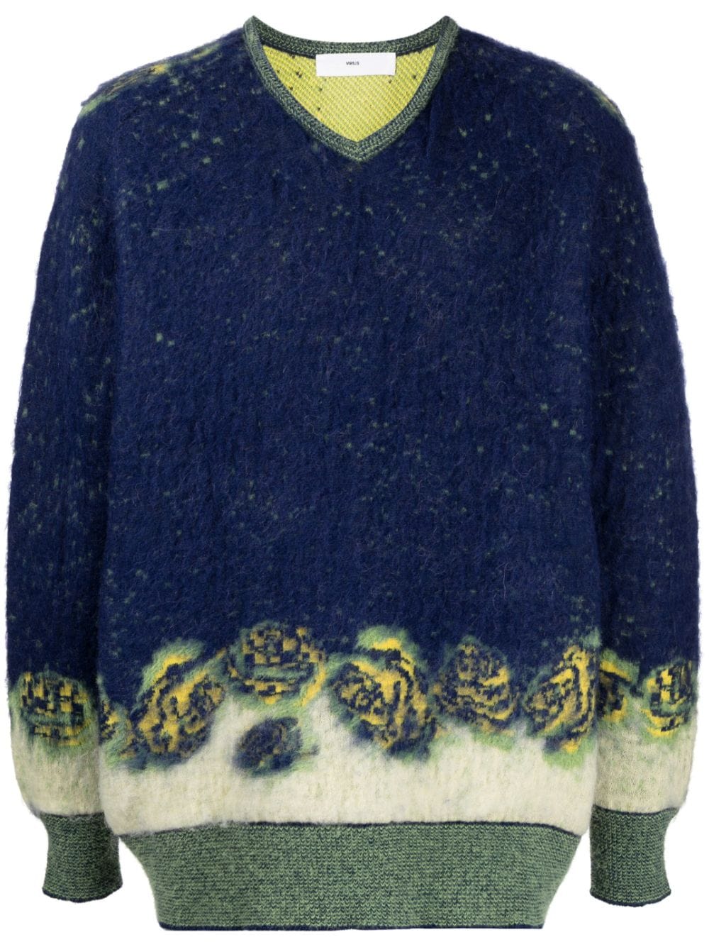 Toga Pullover mit Intarsienmuster - Blau von Toga