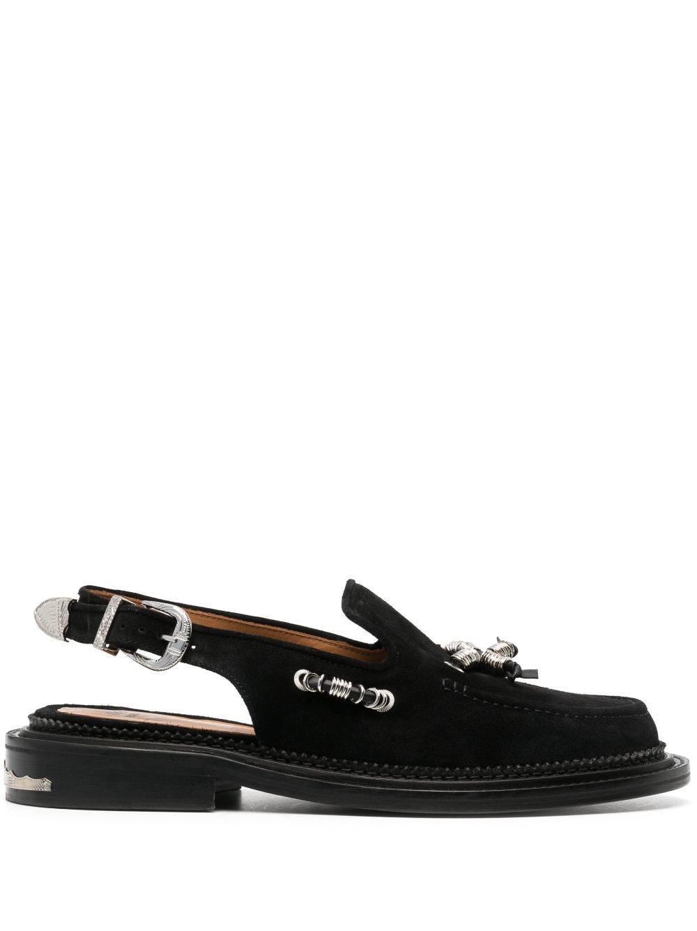 Toga Virilis Slingback-Mules im Loafer-Style - Schwarz von Toga Virilis