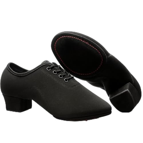 Toichi Damen Latein Tanzschuhe Schnürschuhe Ballsaal Modern Salsa Rhythmus Lehre Praxis Professionelle Performance Tanzschuhe, Stil B-5,1 cm Absatz, 39.5 EU von Toichi