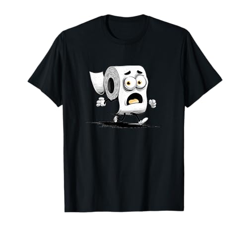 Angst Toilettenpapier Look für Jungen und Mädchen T-Shirt von Toilet Paper Outfit