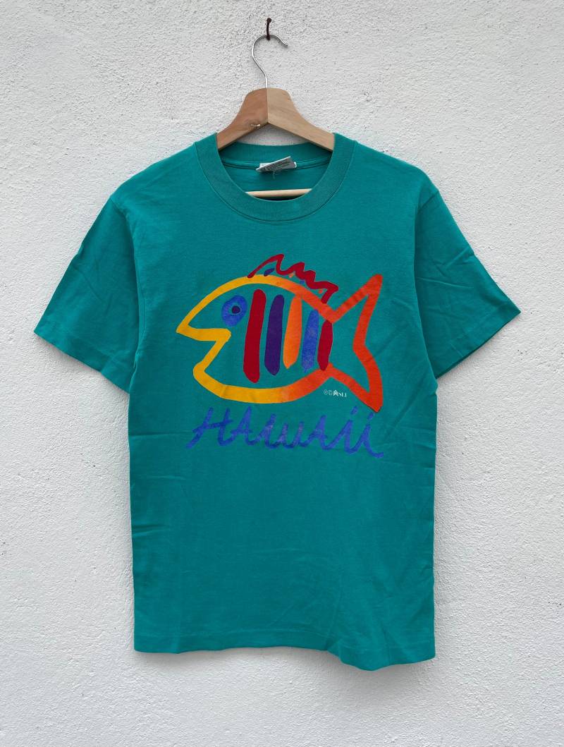 Seltenes Vintage 90Er Sgt Freizeit T Shirt Hawaii Größe S Skate Skateboard/Santa Peralta Suffer Big Logo von TokMungVintage