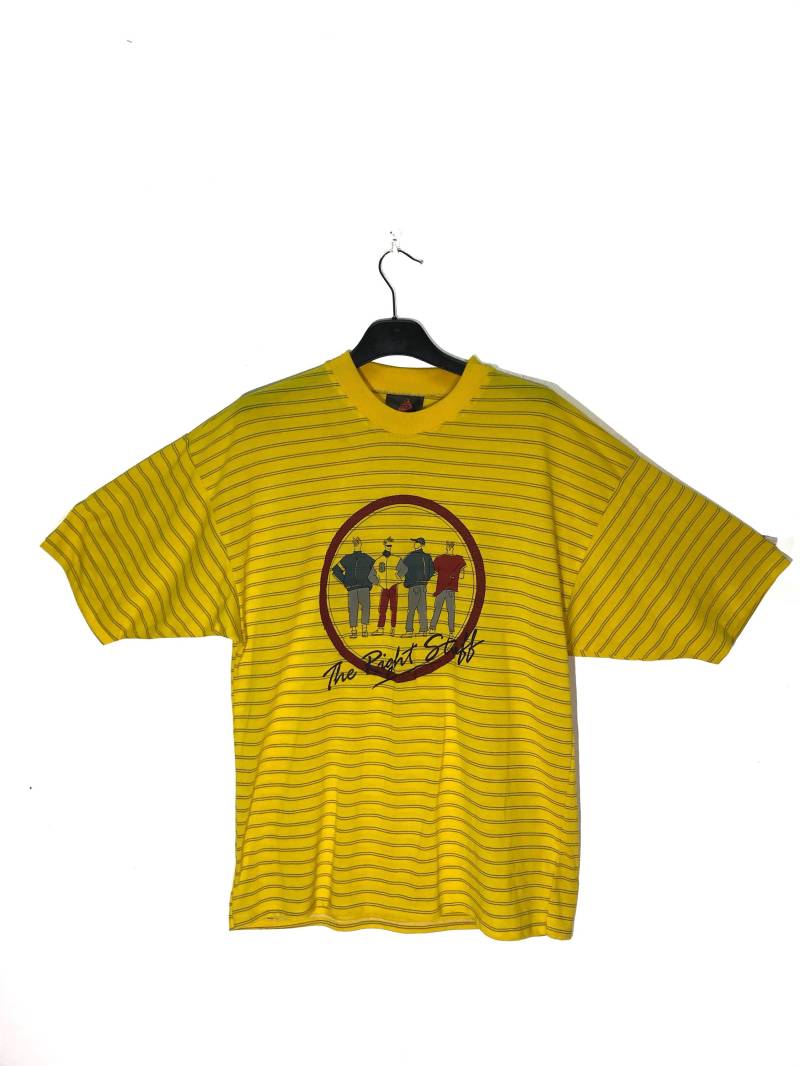 Seltenes Vintage Rugger Stripe T Shirt Skate Skateboard Größe Medium M Made in Australia/Santa Peralta Suffer Cru Str von TokMungVintage