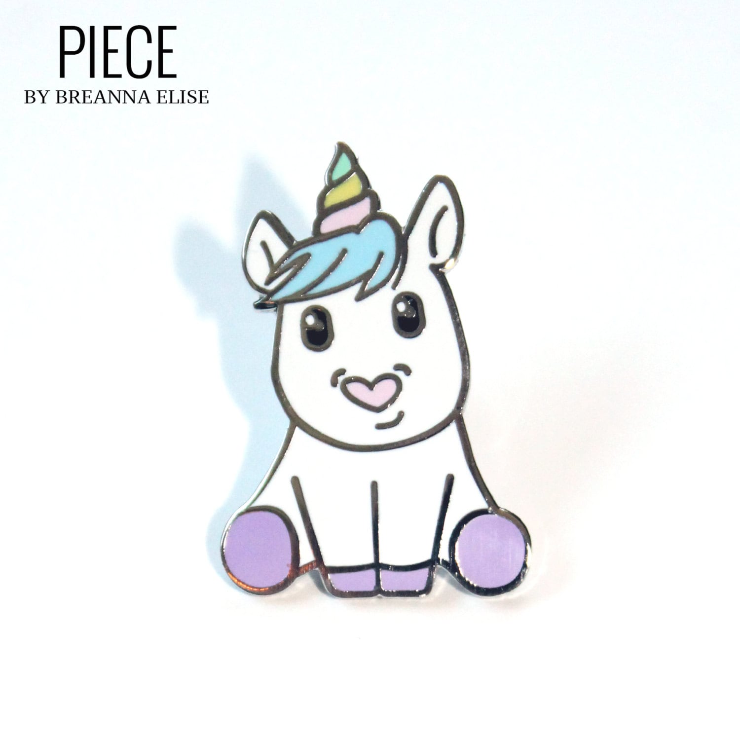 Ella Das Einhorn Gold Dipped Hard Emaille Pin Ella Das Einhorn Gold Dipped Hard Emaille Pin von TokeInPiece