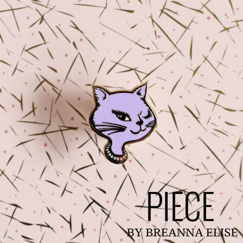 Purrcilla The 90's Cat Hard Emaille Pin Purrcilla The 90's Cat Hard Emaille Pin von TokeInPiece