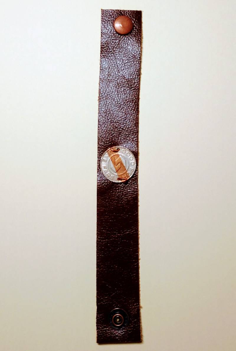 B8Ls -Septa Token Leder Snap Armband B8Ls -Septa Token Leder Snap Armband von TokenOfAffectionShop
