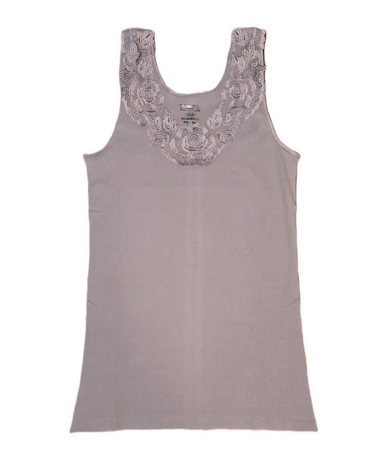 Toker Collection® Achselhemd Damen Unterhemd mit extra breiter Spitze (1 Stück, einzeln gepackt) Spitze in vielen Varianten von Toker Collection®