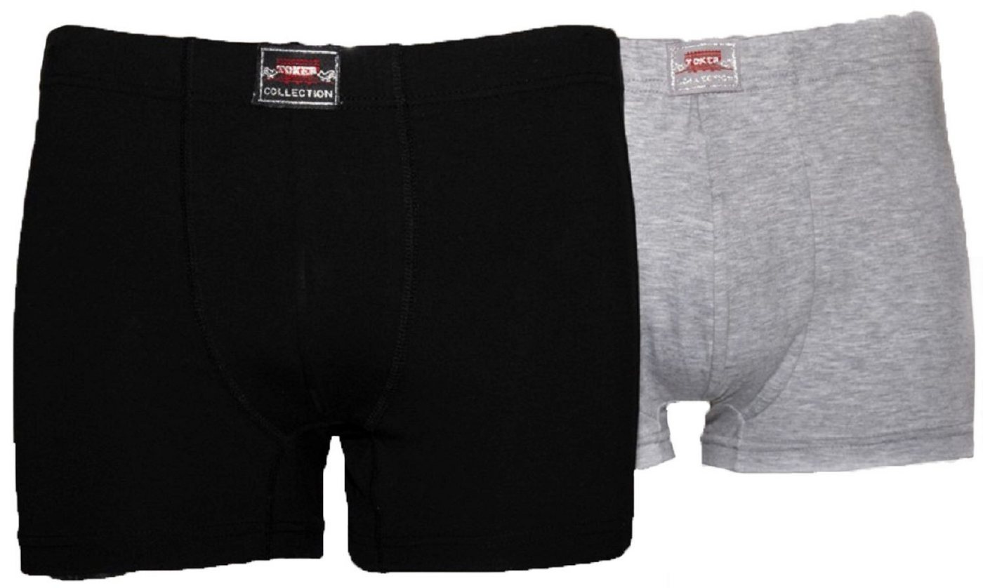 Toker Collection® Boxershorts Herren Boxershort 2er Pack (Packung, 2er Pack) mit Logo auf dem Taillenbund von Toker Collection®