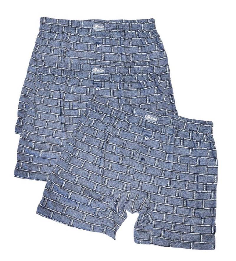 Toker Collection® Boxershorts Herren Boxershort kariert 3er Pack (Sparpack, 3er Pack) von Toker Collection®