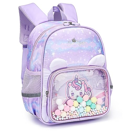 Tokeya Kinderrucksack Kinder Mädchen Klein Rucksack Kindergartenrucksack Vorschule Kleinkind Unicorn Schulrucksack mit Brustgurt Tiere Kindergarten Schultasche Schule Tasche für 2-6 Jahre Baby, Lila Tokeya Kinderrucksack Kinder Mädchen Klein Rucksack Kindergartenrucksack Vorschule Kleinkind Unicorn Schulrucksack mit Brustgurt Tiere Kindergarten Schultasche Schule Tasche für 2-6 Jahre Baby, Lila von Tokeya
