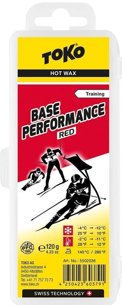 Toko Base Performance Hot Wax Skiwachs red von Toko
