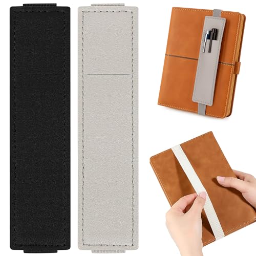 Tokusatsu Verstellbarer elastischer Stifthalter für Notizbuch, PU-Leder, Federmäppchen mit dehnbarem Band, passend für Tagebücher, Ordner, Planer, Bibeln, Bücher, tragbare Stifte-Tasche (Schwarzgrau Tokusatsu Verstellbarer elastischer Stifthalter für Notizbuch, PU-Leder, Federmäppchen mit dehnbarem Band, passend für Tagebücher, Ordner, Planer, Bibeln, Bücher, tragbare Stifte-Tasche (Schwarzgrau von Tokusatsu