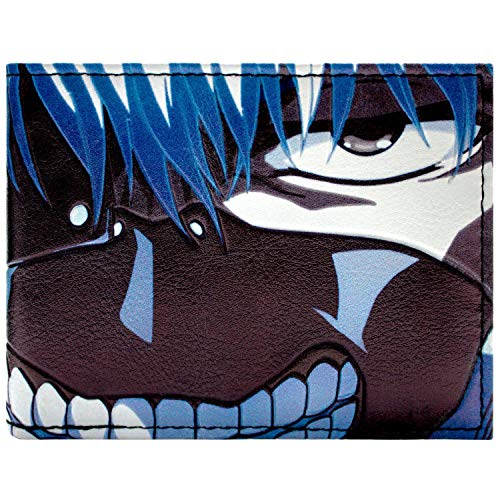 Tokyo Ghoul Ken Kaneki Mask Manga Geldbörse/Geldbeutel Zweifach Faltbarer Ausweis- & Kartenhalter, Schwarz von Tokyo Ghoul