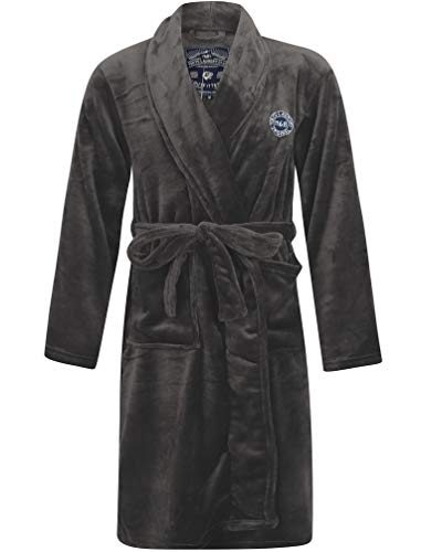 Alps Dressing Gown In Dark Grey - Tokyo Laundry -L von Tokyo Laundry