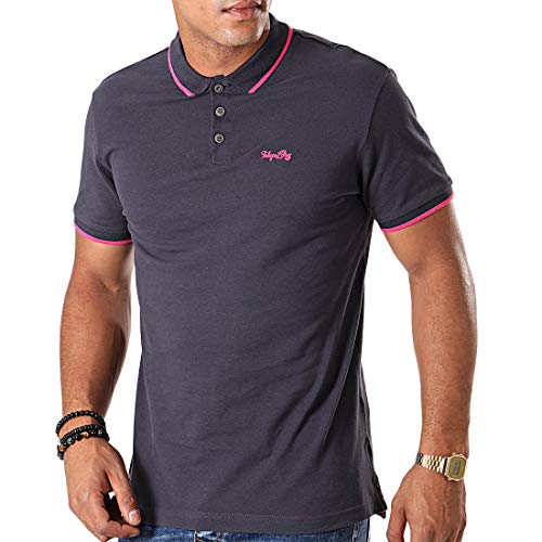 Noel 2 Cotton Pique Polo Shirt In Navy – Tokyo Laundry-M von Tokyo Laundry