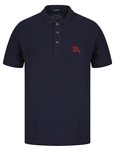 Tokyo Laundry Herren-Poloshirt, Piqué-Design, einfarbig, Mortimer – Marineblau, L Tokyo Laundry Herren-Poloshirt, Piqué-Design, einfarbig, Mortimer – Marineblau, L von Tokyo Laundry