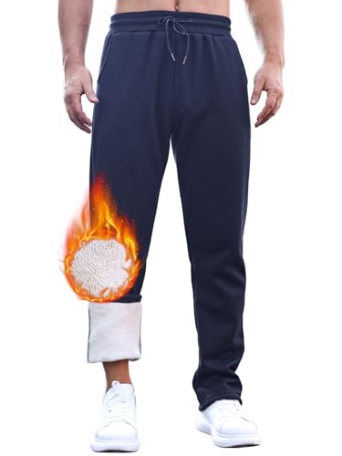 Tolaler Jogginghose Herren Warm, Gepolsterte Warme und Bequeme Jogginghose Freizeithose Herren Verstellbare Kuschelhose Herren mit Kordelzug und Taschen Tolaler Jogginghose Herren Warm, Gepolsterte Warme und Bequeme Jogginghose Freizeithose Herren Verstellbare Kuschelhose Herren mit Kordelzug und Taschen von Tolaler