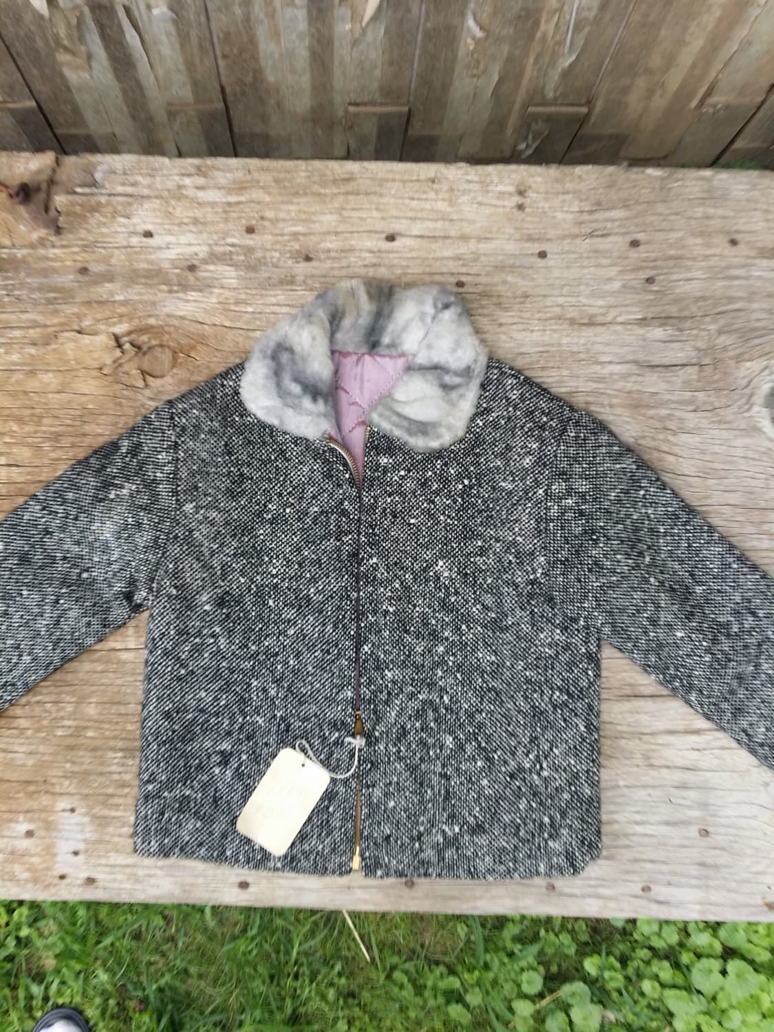 Nos Boy Es Wolljacke Mit Kunstfellkragen Gr. 4 Nos Boy Es Wolljacke Mit Kunstfellkragen Gr. 4 von TollBranchFarm