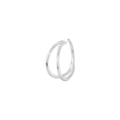 Tolldek 925 Sterling Silber Nase Piercing Ring 1er, 1.2mm U Clip Nasenring Chirurgenstahl Silber, Tragus Ring Klein, kann als Ohrringe Lippenpiercing für Frauen von Tolldek