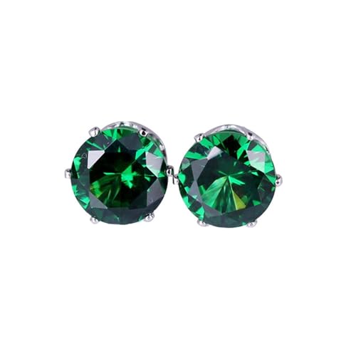 Tolldek Echt Gold Schmuck Schmuck Damen Ohrringe Weißgold Au750, Grün Tsavorite Klassiker Ohrstecker, 18K Ohrstecker Frauen Tolldek Echt Gold Schmuck Schmuck Damen Ohrringe Weißgold Au750, Grün Tsavorite Klassiker Ohrstecker, 18K Ohrstecker Frauen von Tolldek
