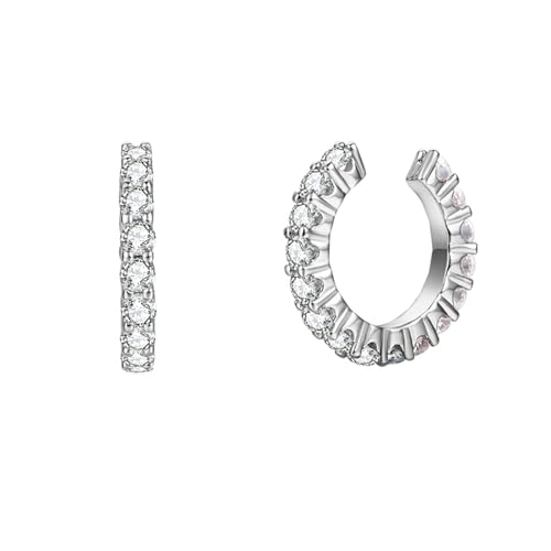 Tolldek Echter Schmuck Ohrringe Frauen 18 Karat Weißgold 750, Moissanit Klassiker Ohrklemme, 18K Gold Damen Ohrstecker Tolldek Echter Schmuck Ohrringe Frauen 18 Karat Weißgold 750, Moissanit Klassiker Ohrklemme, 18K Gold Damen Ohrstecker von Tolldek