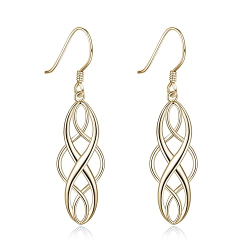 Tolldek Gold 9K Au375 Damenohrringe, Hohl Quaste Ohrhänger, Gelbgold 375 Ohrstecker Nickelfrei Echtgold Schmuck Tolldek Gold 9K Au375 Damenohrringe, Hohl Quaste Ohrhänger, Gelbgold 375 Ohrstecker Nickelfrei Echtgold Schmuck von Tolldek