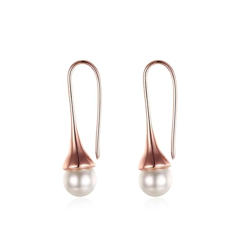 Tolldek Schmuck Damen Ohrringe Rose Gold Au375, Perle Wassertropfen Ohrhänger, Ohrringe Jugendstil 9K Rosegold Echt Schmuck Tolldek Schmuck Damen Ohrringe Rose Gold Au375, Perle Wassertropfen Ohrhänger, Ohrringe Jugendstil 9K Rosegold Echt Schmuck von Tolldek