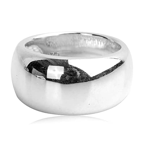 Tolldek Sterling 925 Silber Pärchen Ringe Herren, Poliert Partnerringe, Freundschaftsringe Punk Rock Sterlingsilber S925, Gr.57 (18.1) von Tolldek