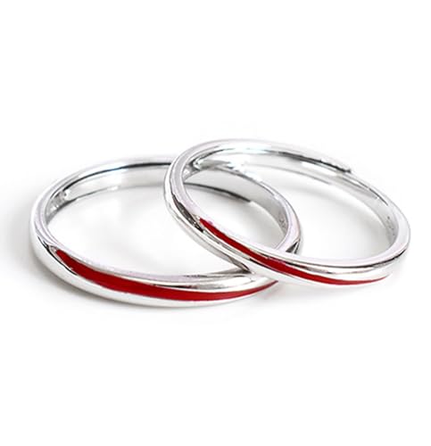 Tolldek Sterling S925 Silber Eheringe Herren, Klassiker Partnerringe, Sterlingsilber 925 Antragsring von Tolldek