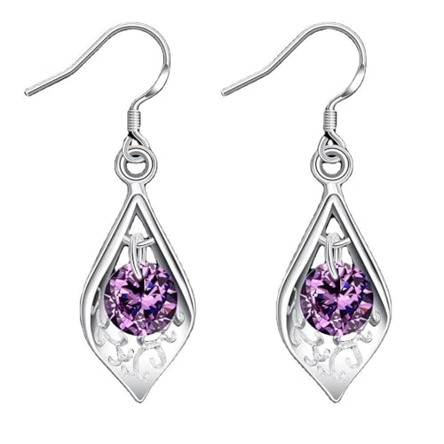 Tolldek Weißgold 9K 375 Ohrringe Damen Echt, Lila Amethyst Muschel Ohrhänger, Au375 Gold Ohrstecker Jungs Echt Tolldek Weißgold 9K 375 Ohrringe Damen Echt, Lila Amethyst Muschel Ohrhänger, Au375 Gold Ohrstecker Jungs Echt von Tolldek