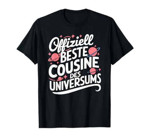 Offiziell beste Cousine - Geburtstag Weihnachten Mädchen T-Shirt von Tolle Cousine & Cousin Geburt Baby Geschenke Co.