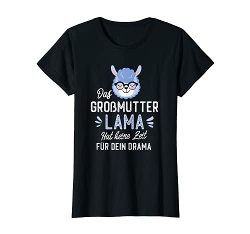 Damen Das Großmutter Lama Lustiges Geschenk Oma Weihnachten Llama T-Shirt von Tolle Geschenkidee für Oma Spruch