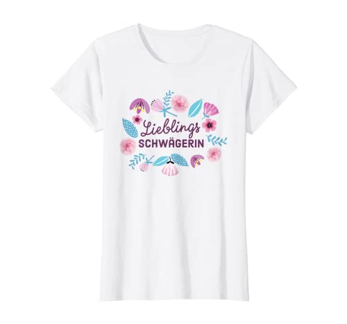 Damen Lieblingsschwägerin Geschenk für Schwägerin Hochzeit T-Shirt Damen Lieblingsschwägerin Geschenk für Schwägerin Hochzeit T-Shirt von Tolle Geschenkidee für Schwägerin Spruch