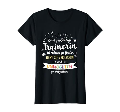 Tolle Geschenkidee für Trainerin Spruch Damen Sport T-Shirt Schwarz XS Tolle Geschenkidee für Trainerin Spruch Damen Sport T-Shirt Schwarz XS von Tolle Geschenkidee für Trainerin Spruch