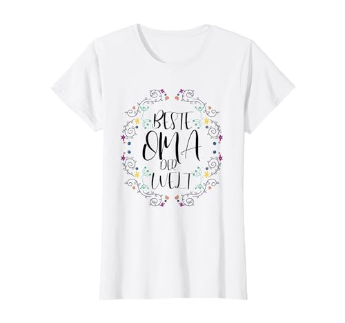 Beste Oma der Welt T-Shirt Weiß Omi Großmutter Geschenk T-Shirt Beste Oma der Welt T-Shirt Weiß Omi Großmutter Geschenk T-Shirt von Tolle Oma & Großmutter Shirts & Geschenkideen