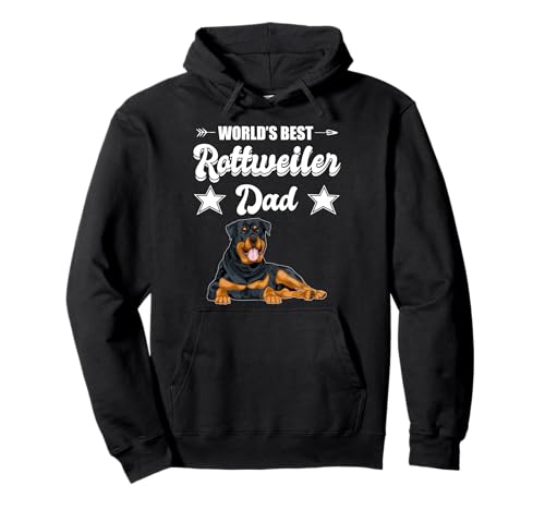 Herren Weltbester Rottweiler Papa Dad Geschenk Rottweiler Pullover Hoodie Herren Weltbester Rottweiler Papa Dad Geschenk Rottweiler Pullover Hoodie von Tolle Rottweiler Kleidung Damen Herren Kinder