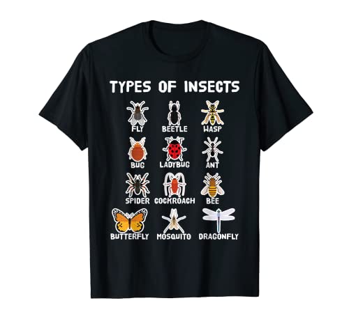 Coole Kinder Arten von Insekten Käfer T-Shirt von Tolle und großartige Geschenke für