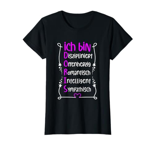 Für die beste Schwester oder beste Mama - Ich bin Doris T-Shirt von Toller Mensch mit Name und Eigenschaften
