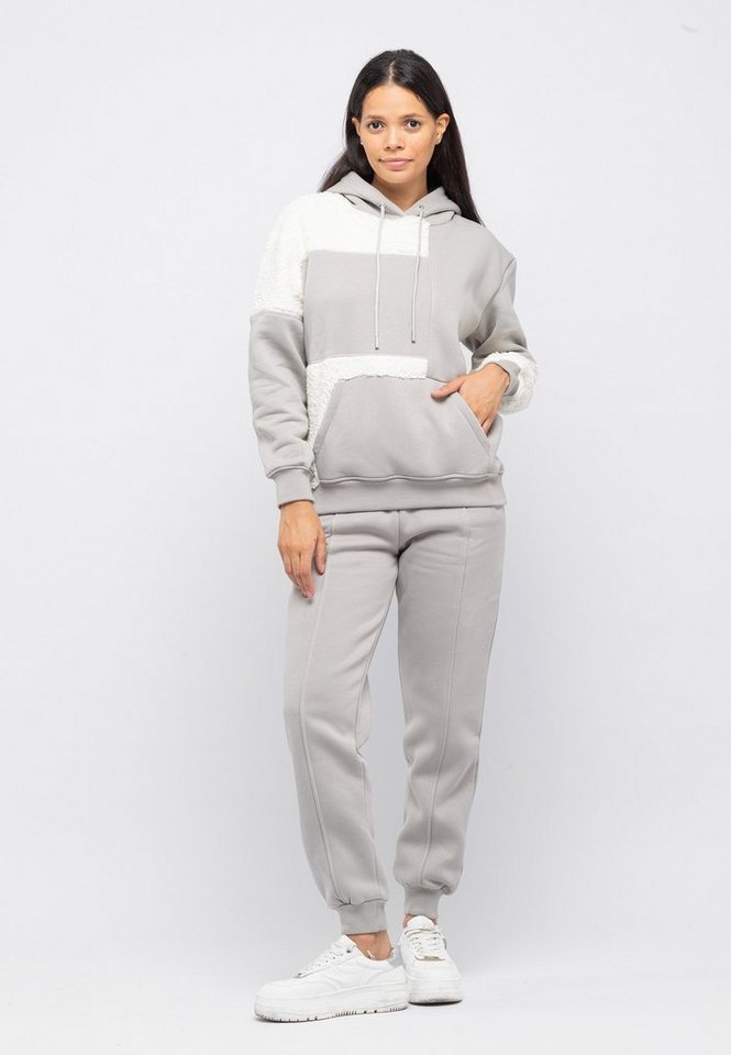 Tom Barron Freizeitanzug LÄSSIGER TRAININGSANZUG MIT FLEECE-PUFFY-PATCH, mit modernem Design Tom Barron Freizeitanzug LÄSSIGER TRAININGSANZUG MIT FLEECE-PUFFY-PATCH, mit modernem Design von Tom Barron