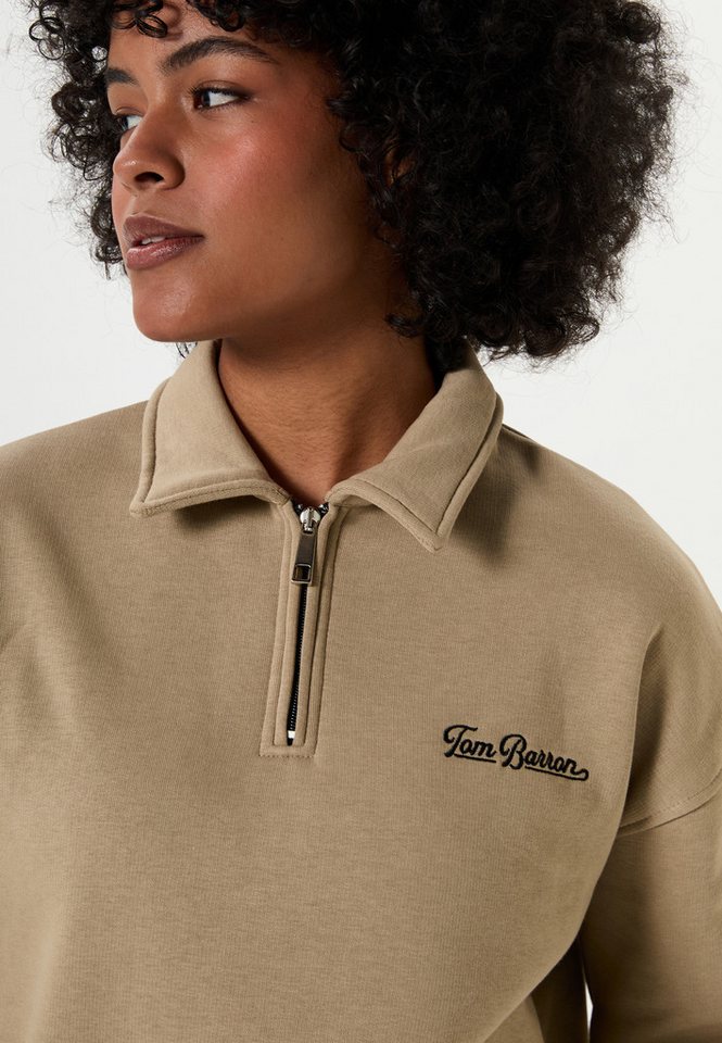 Tom Barron Freizeitanzug Oversize Half Zipper Relaxed Tracksuit With Polo Crew Tom Barron Freizeitanzug Oversize Half Zipper Relaxed Tracksuit With Polo Crew von Tom Barron