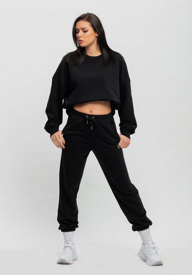 Tom Barron Freizeitanzug im Oversize-Style, mit gecropptem Oberteil von Tom Barron